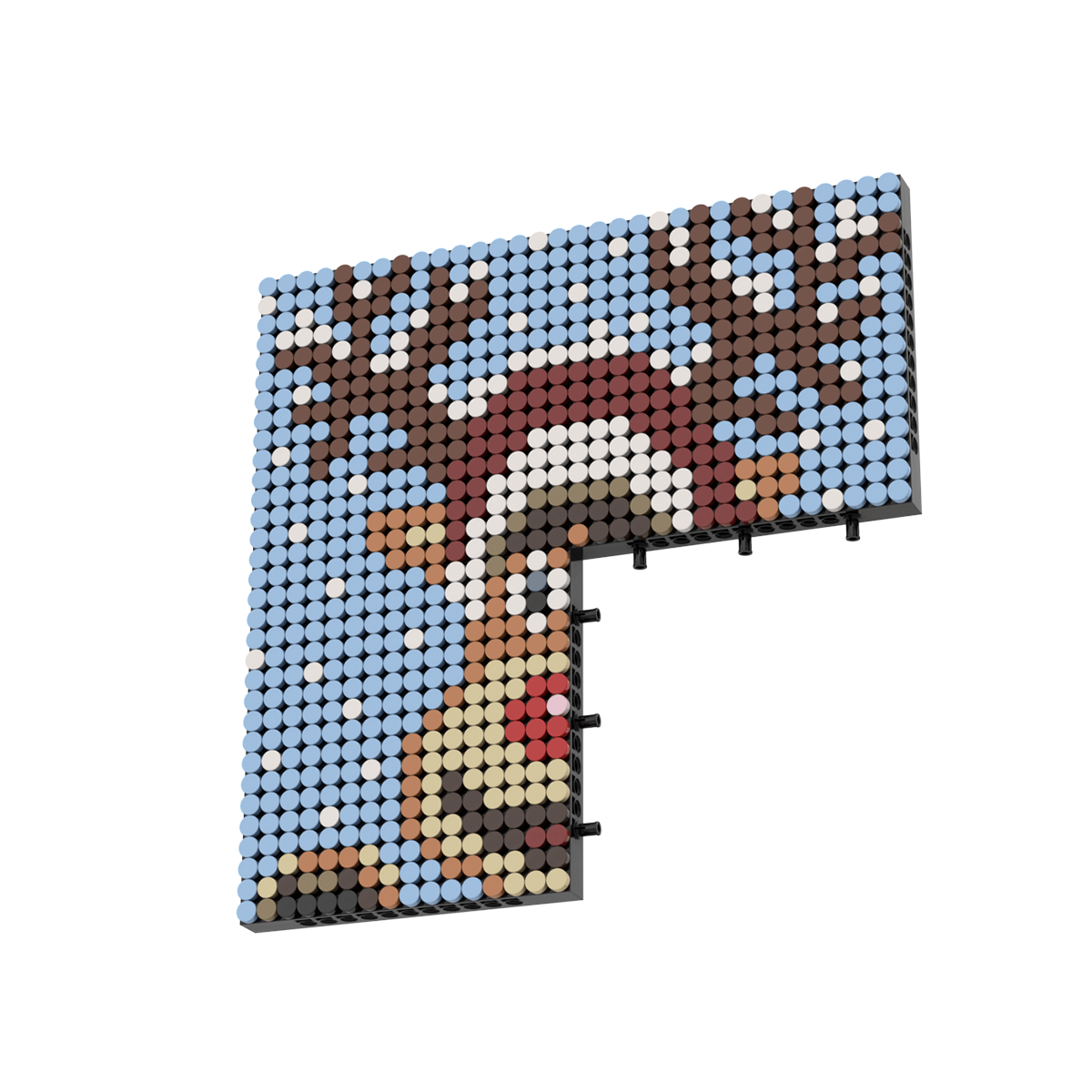 Christmas Pixel Art Kit – Rudolph the Red-Nosed Reindeer