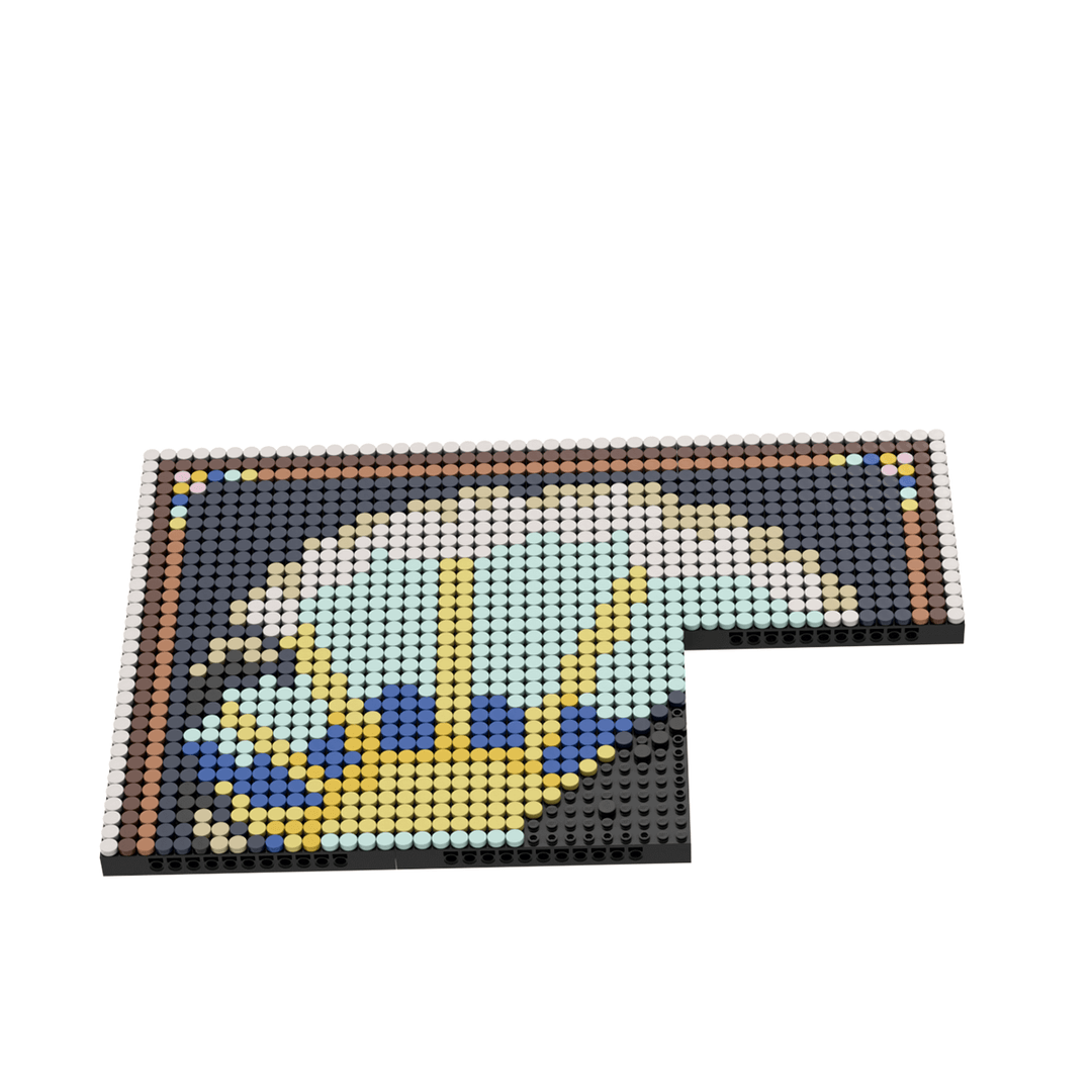 Pixel Brick Art Kit – Sunny Whale