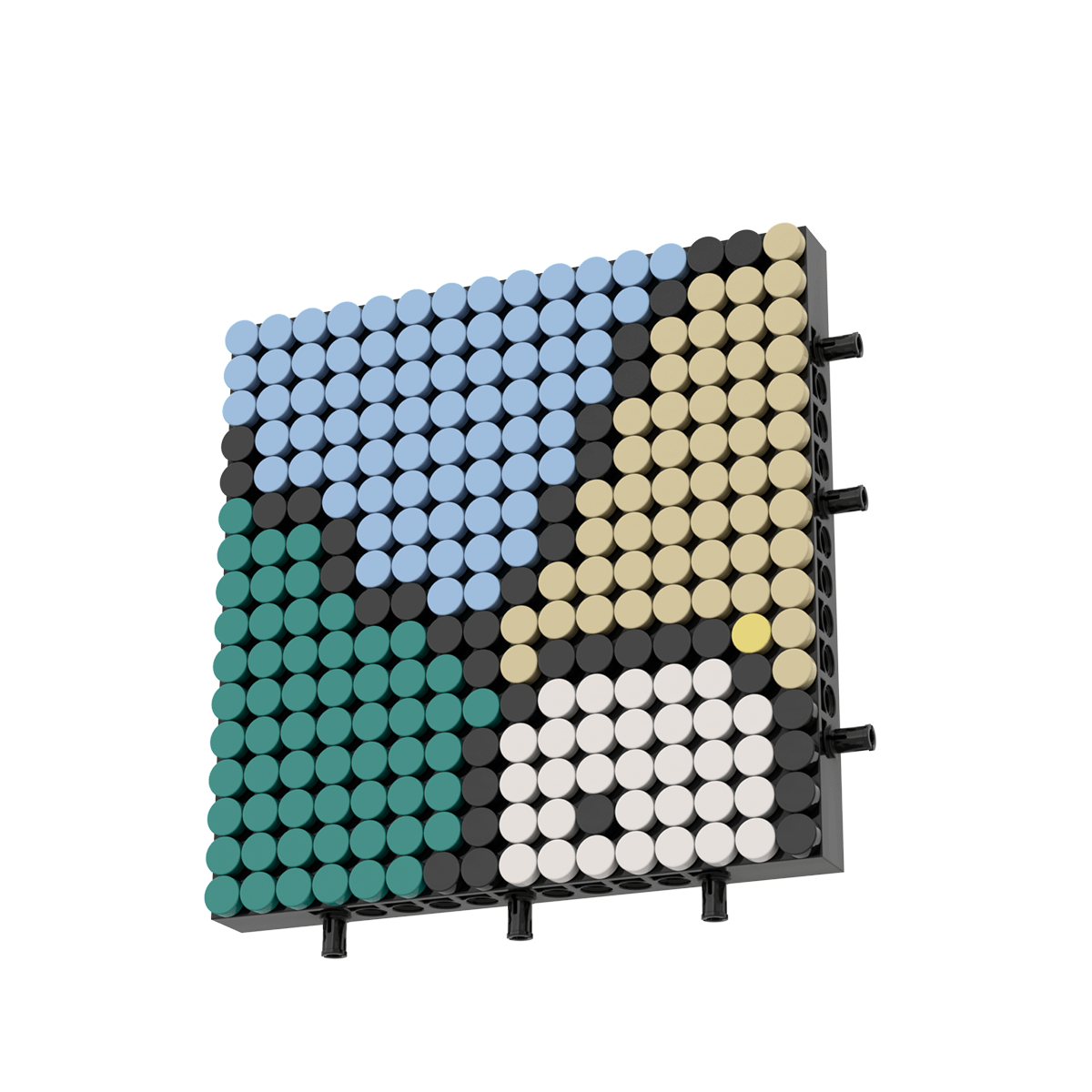 Pixel Brick Art Kit – The Simpsons Krusty the Clown