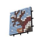 Load image into Gallery viewer, Christmas Pixel Art Kit – Rudolph the Red-Nosed Reindeer
