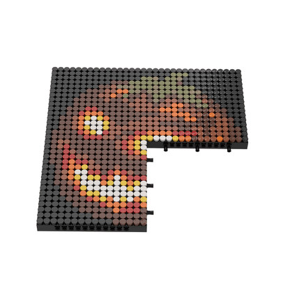 Pixel Brick Art Kit – Spooky Pumpkin