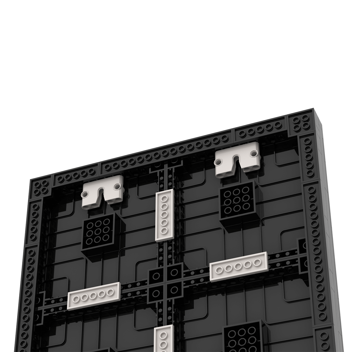 Christmas Pixel Brick Art Kit – Festive Snowman