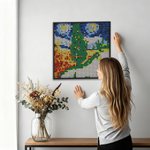 Load image into Gallery viewer, Pixel Brick Art Kit – Starry Road with Cypress
