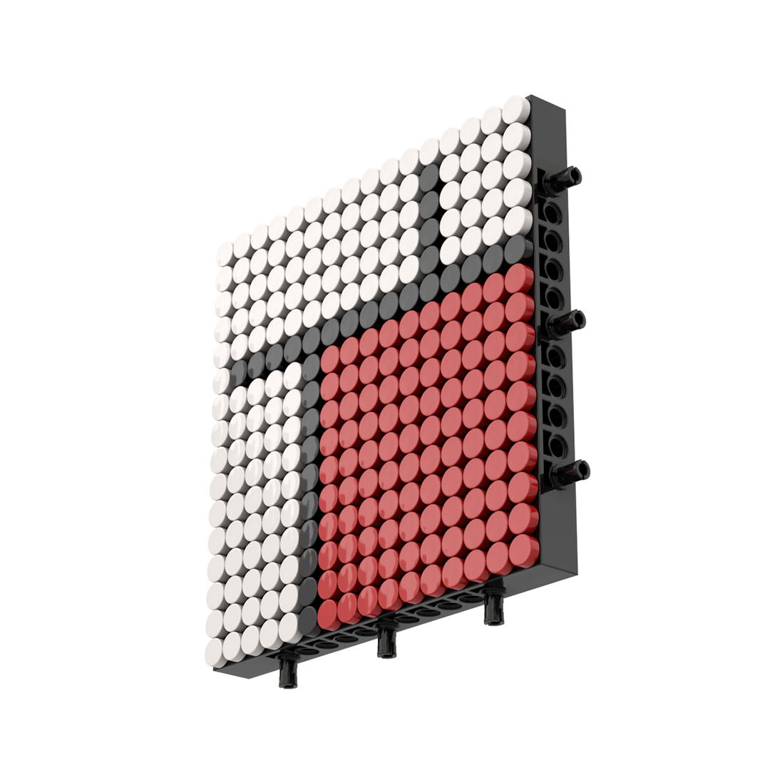 Pixel Brick Art Kit - Red, Blue and Yellow