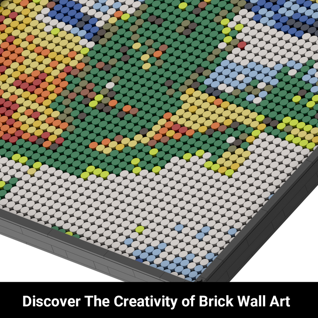 Pixel Brick Art Kit – Starry Road with Cypress