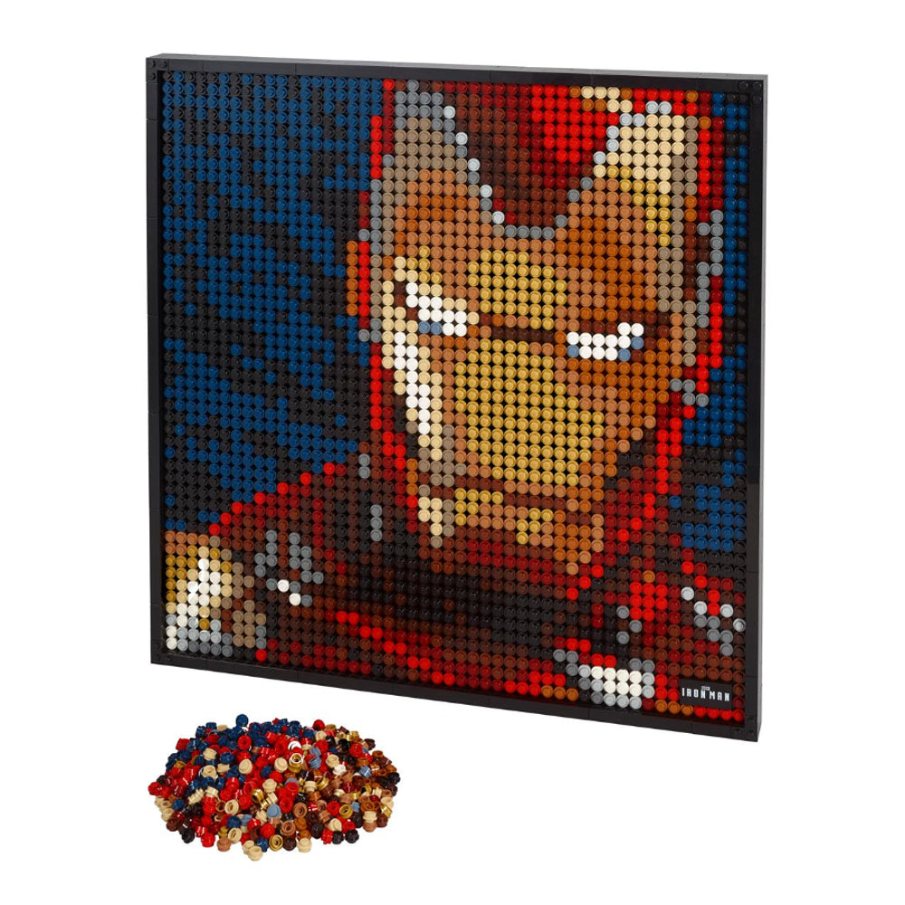 Pixel Brick Art - Marvel Studios Iron Man