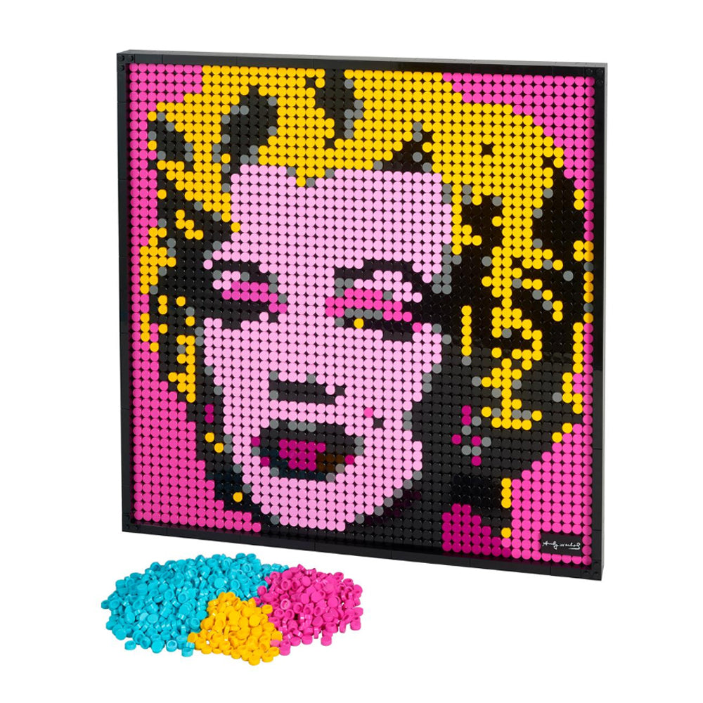 Pixel Brick Art - Andy Warhol's Marilyn Monroe