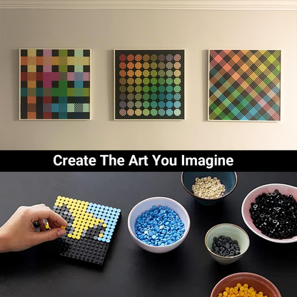 Pixel Brick Art Kit - Vivid Harmony (80x80)