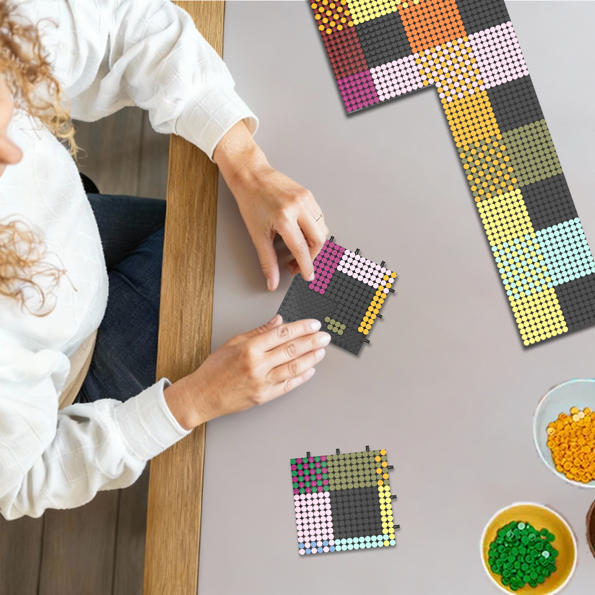 Pixel Brick Art Kit - The Harmony Grid