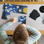 Load image into Gallery viewer, Pixel Brick Art Kit – Starry Night Inspired by Van Gogh
