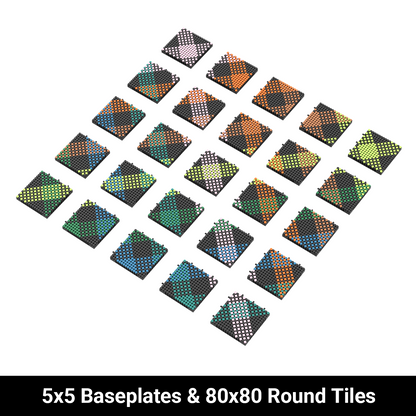 Pixel Brick Art Kit - Vivid Harmony (80x80)