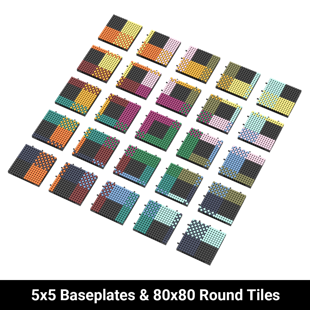 Pixel Brick Art Kit - The Harmony Grid