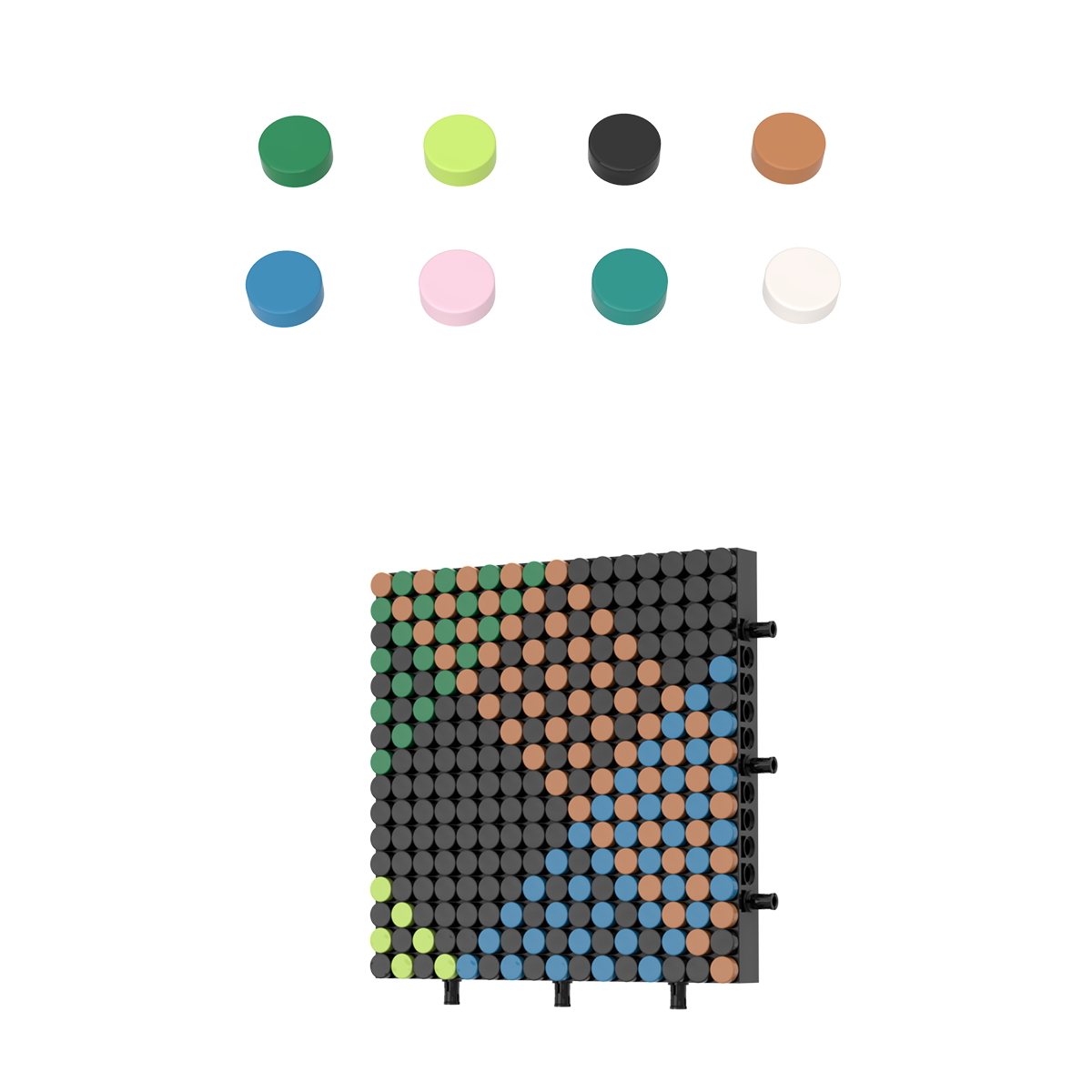 Pixel Brick Art Kit - Vivid Harmony (80x80)