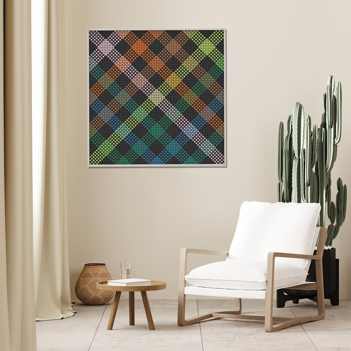 Pixel Brick Art Kit - Vivid Harmony (80x80)