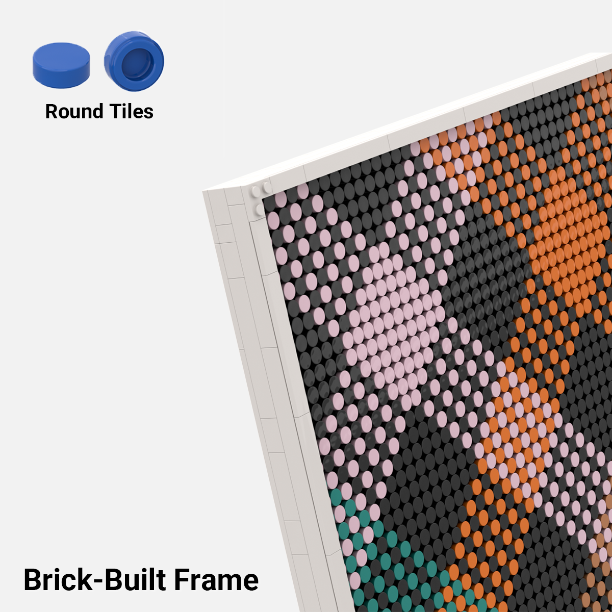 Pixel Brick Art Kit - Vivid Harmony (80x80)