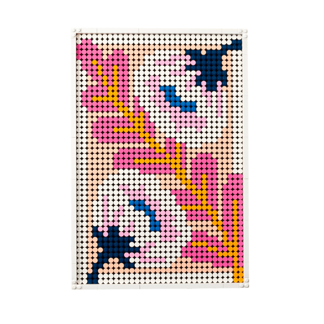 Pixel Brick Art - Floral Art