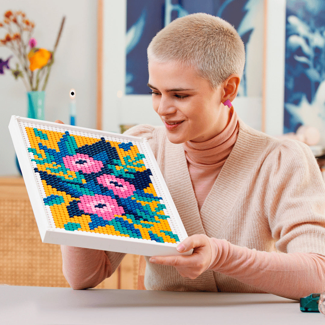 Pixel Brick Art - Floral Art
