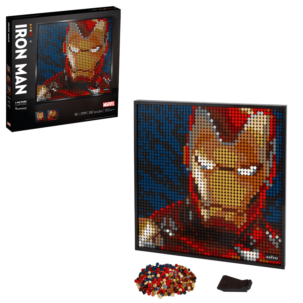 Pixel Brick Art - Marvel Studios Iron Man