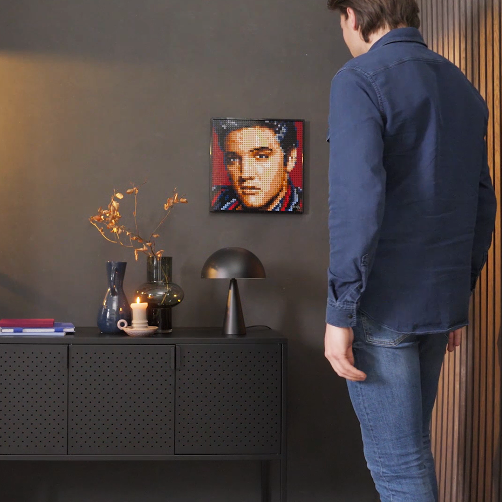 Pixel Brick Art - Elvis Presley “The King”