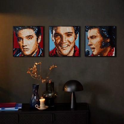 Pixel Brick Art - Elvis Presley “The King”