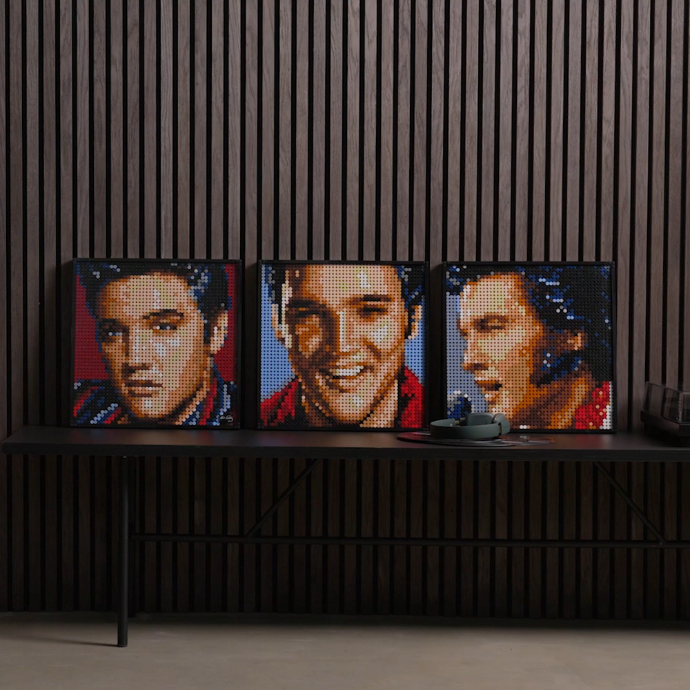 Pixel Brick Art - Elvis Presley “The King”