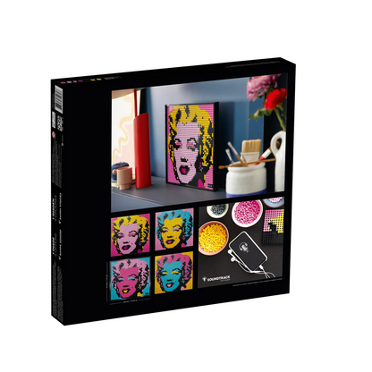 Pixel Brick Art - Andy Warhol's Marilyn Monroe