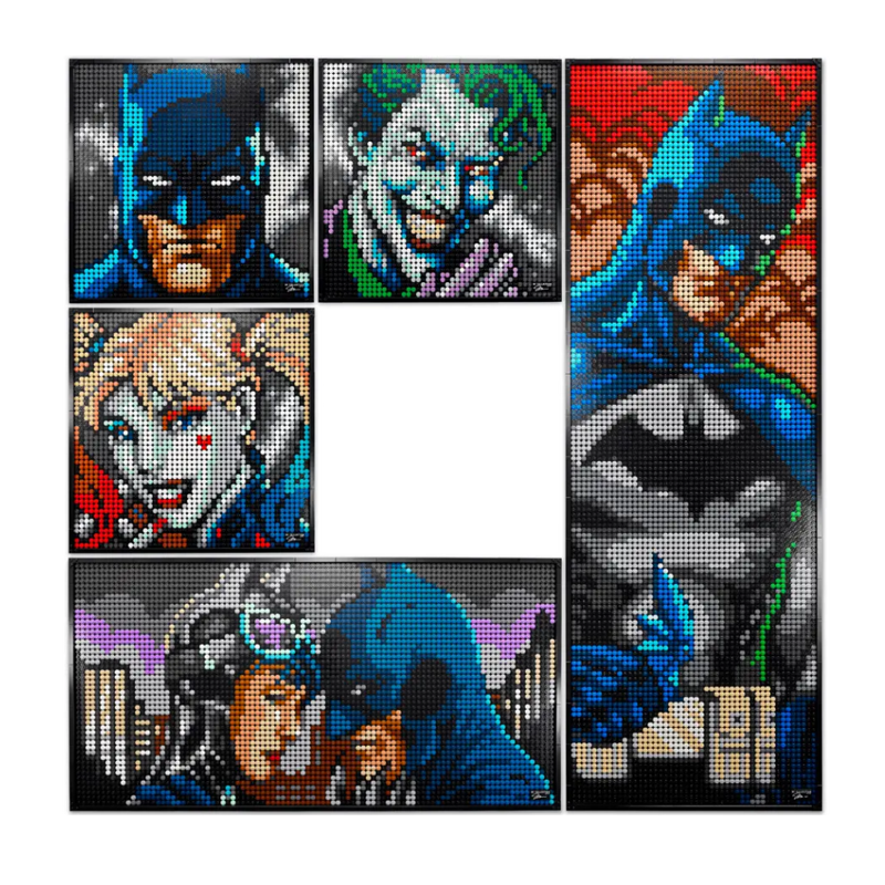 Pixel Brick Art - Jim Lee Batman Collection