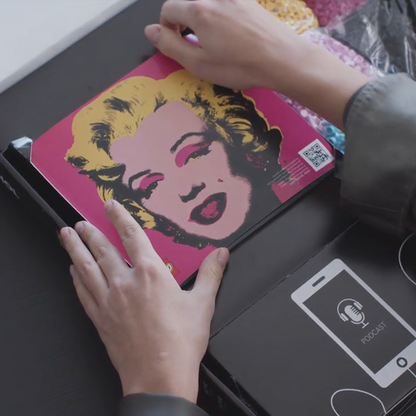 Pixel Brick Art - Andy Warhol's Marilyn Monroe