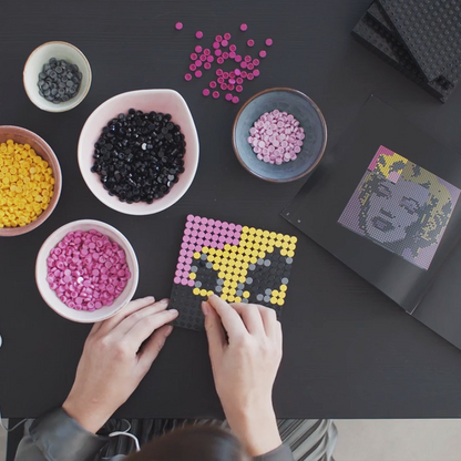 Pixel Brick Art - Andy Warhol's Marilyn Monroe