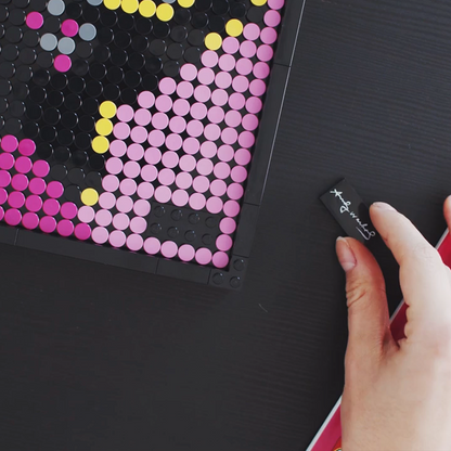 Pixel Brick Art - Andy Warhol's Marilyn Monroe