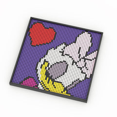Daisy Duck in Pastel Pixels