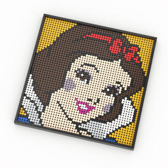 Snow White in Brick Mosaic