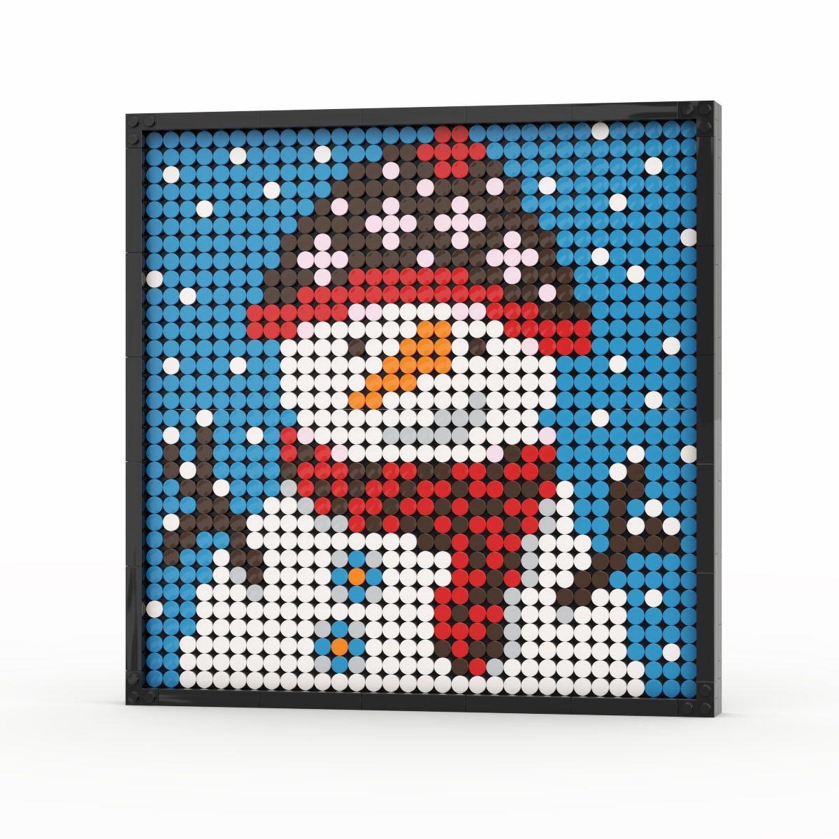 Snowman’s winter welcome doopixel pixel art kit view 2