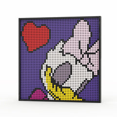 Daisy Duck in Pastel Pixels