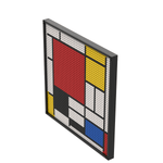 Load image into Gallery viewer, Pixel Brick Art Kit - Red, Blue and Yellow
