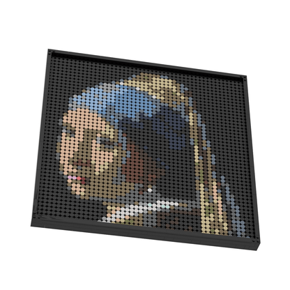 Pixel Brick Art Kit – Girl with a Pearl Earring