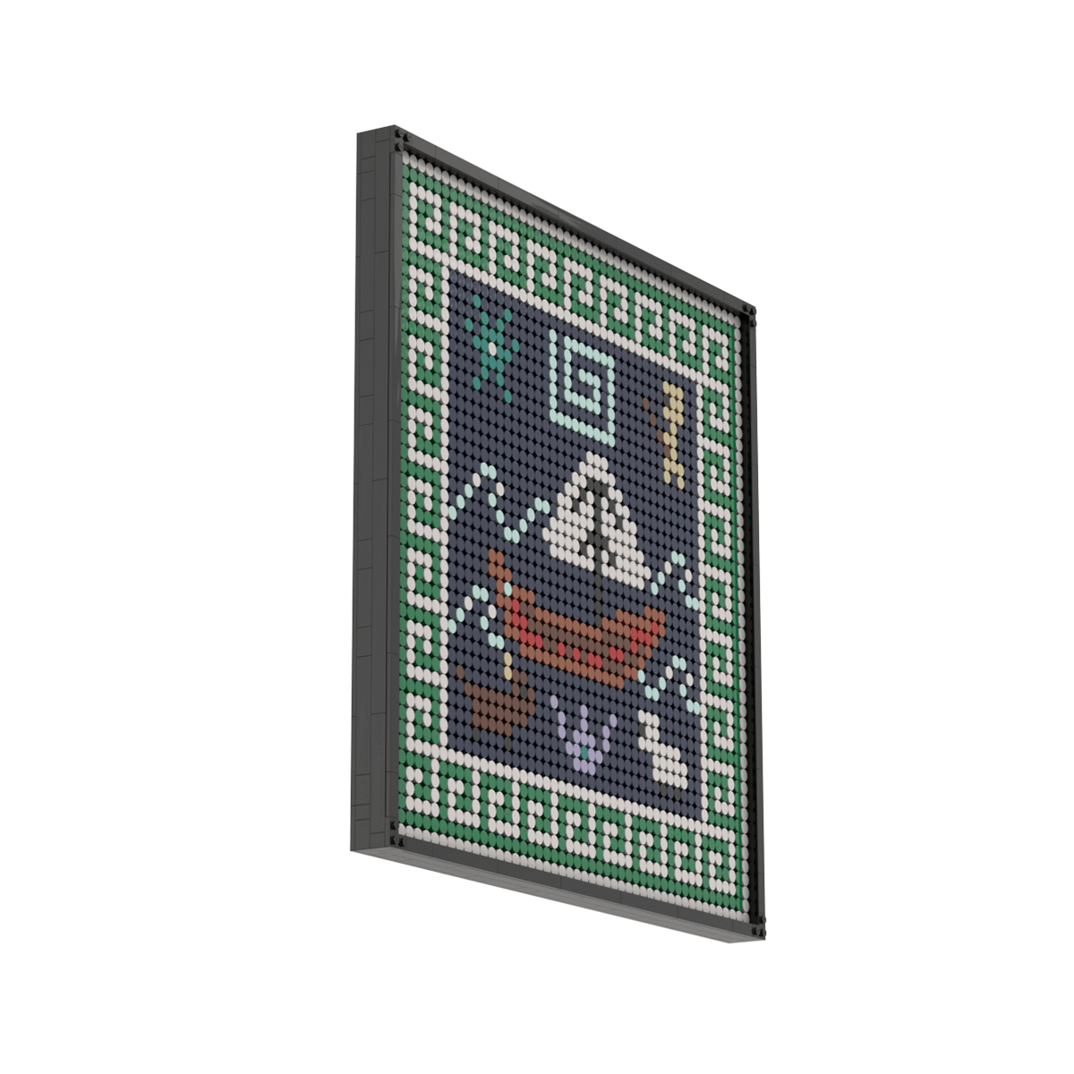 Pixel brick art kit – the odyssey