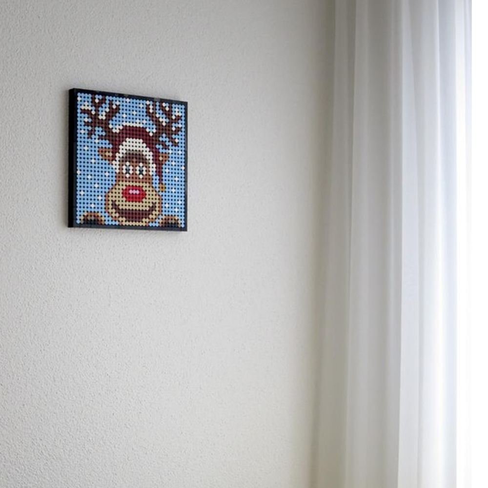 Christmas Pixel Art Kit – Rudolph the Red-Nosed Reindeer