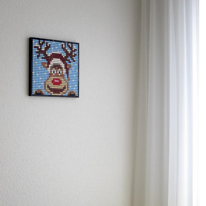 Christmas Pixel Art Kit – Rudolph the Red-Nosed Reindeer