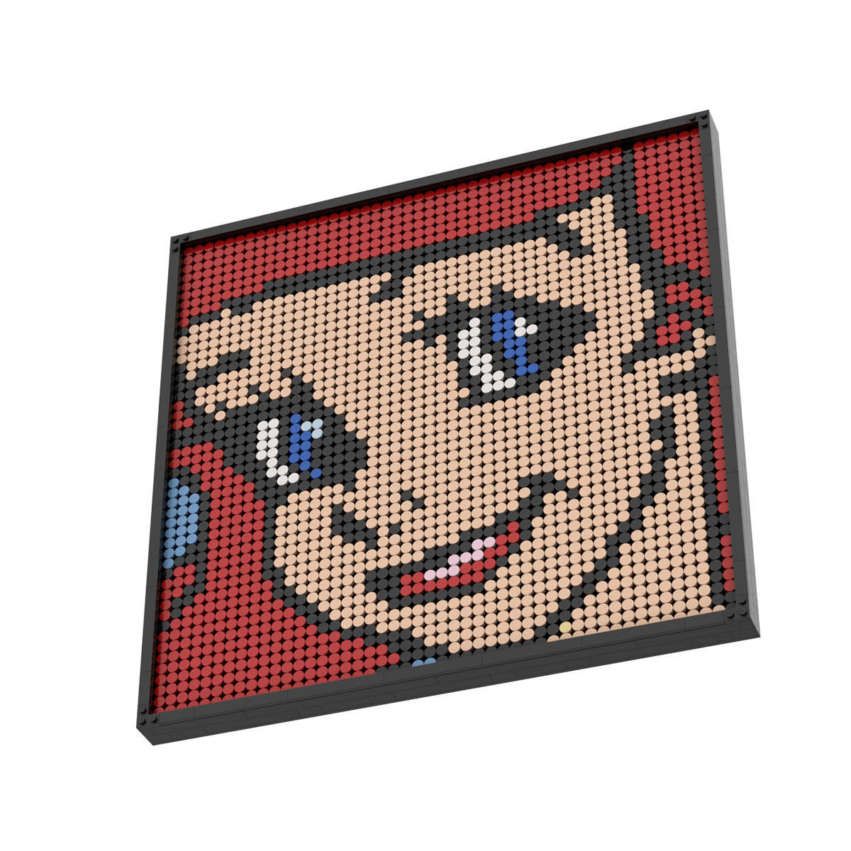 Pixel brick art kit   disney mermaid princess ariel