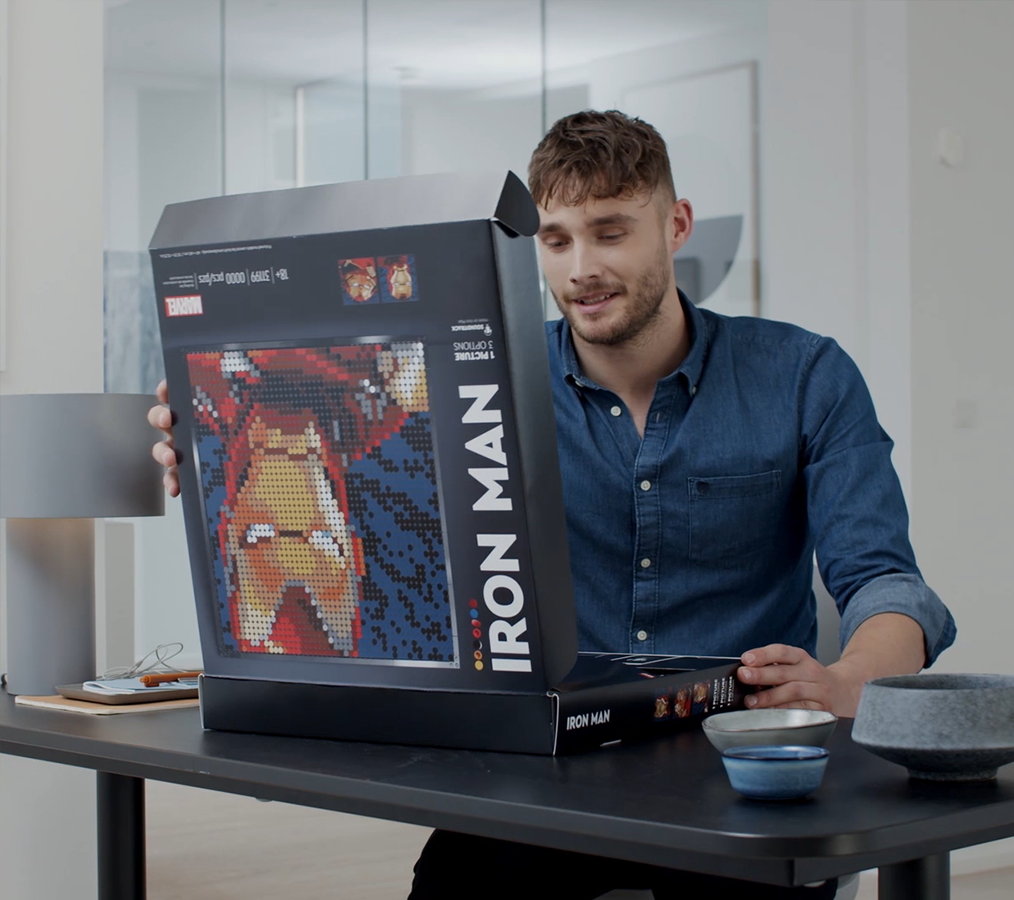 Pixel Brick Art - Marvel Studios Iron Man