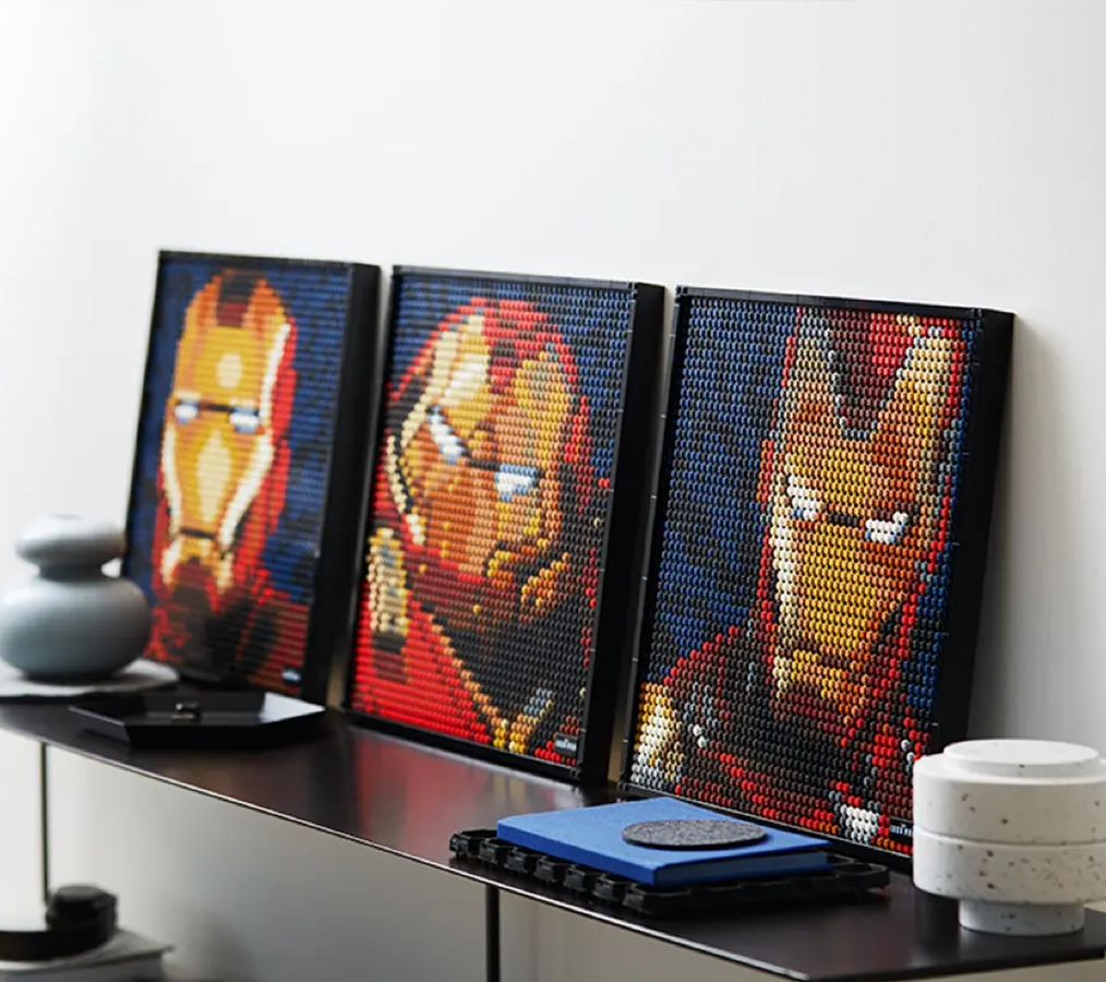 Pixel Brick Art - Marvel Studios Iron Man