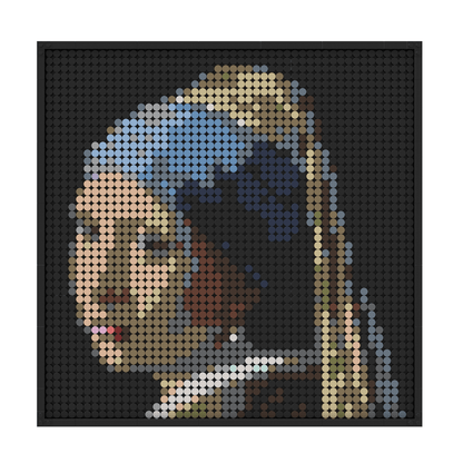 Pixel Brick Art Kit – Girl with a Pearl Earring