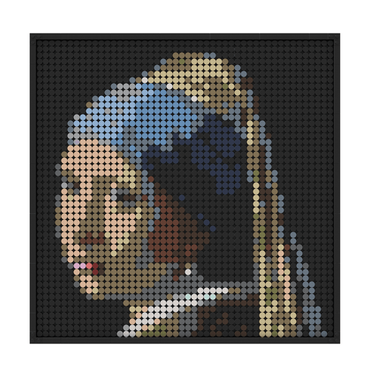 Pixel Brick Art Kit – Girl with a Pearl Earring