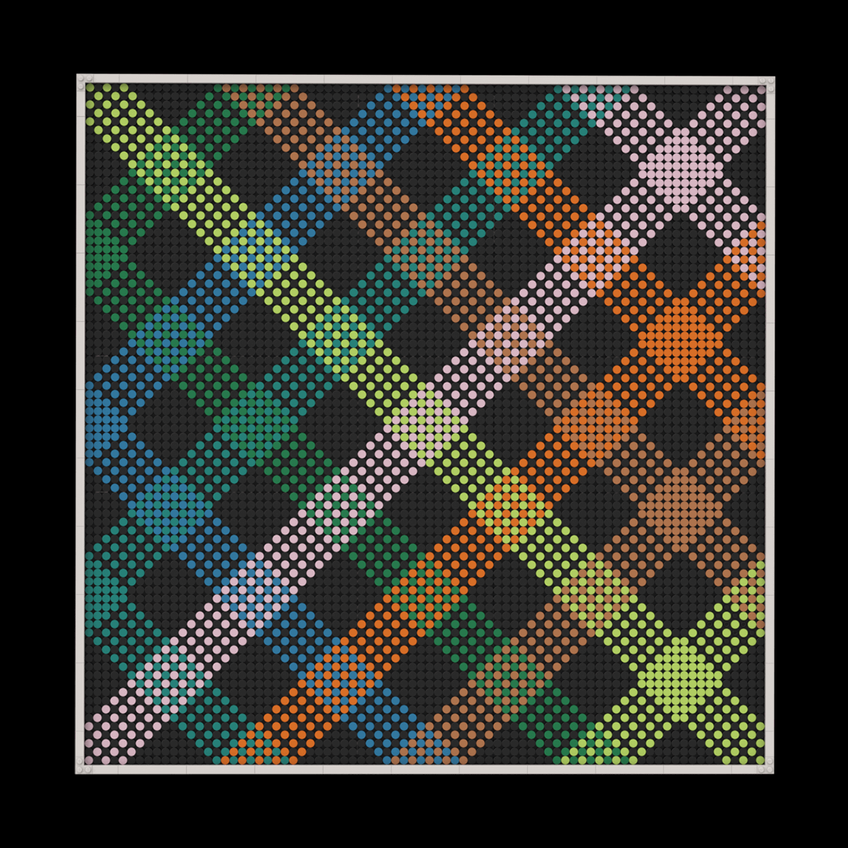 Pixel Brick Art Kit - Vivid Harmony (80x80)