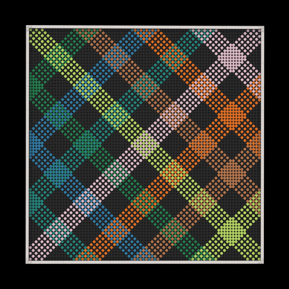 Pixel Brick Art Kit - Vivid Harmony (80x80)