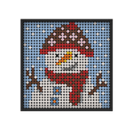 Load image into Gallery viewer, Christmas Pixel Brick Art Kit – Festive Snowman
