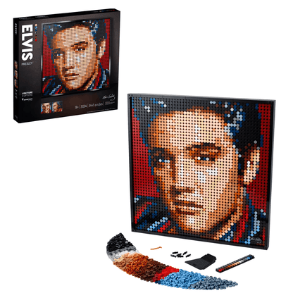 Pixel Brick Art - Elvis Presley “The King”